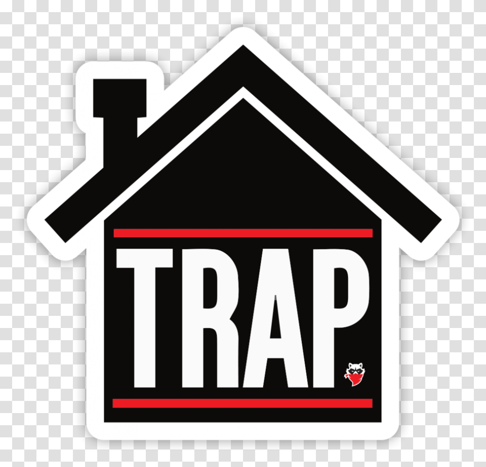 Trap House Sticker, Label, Logo Transparent Png