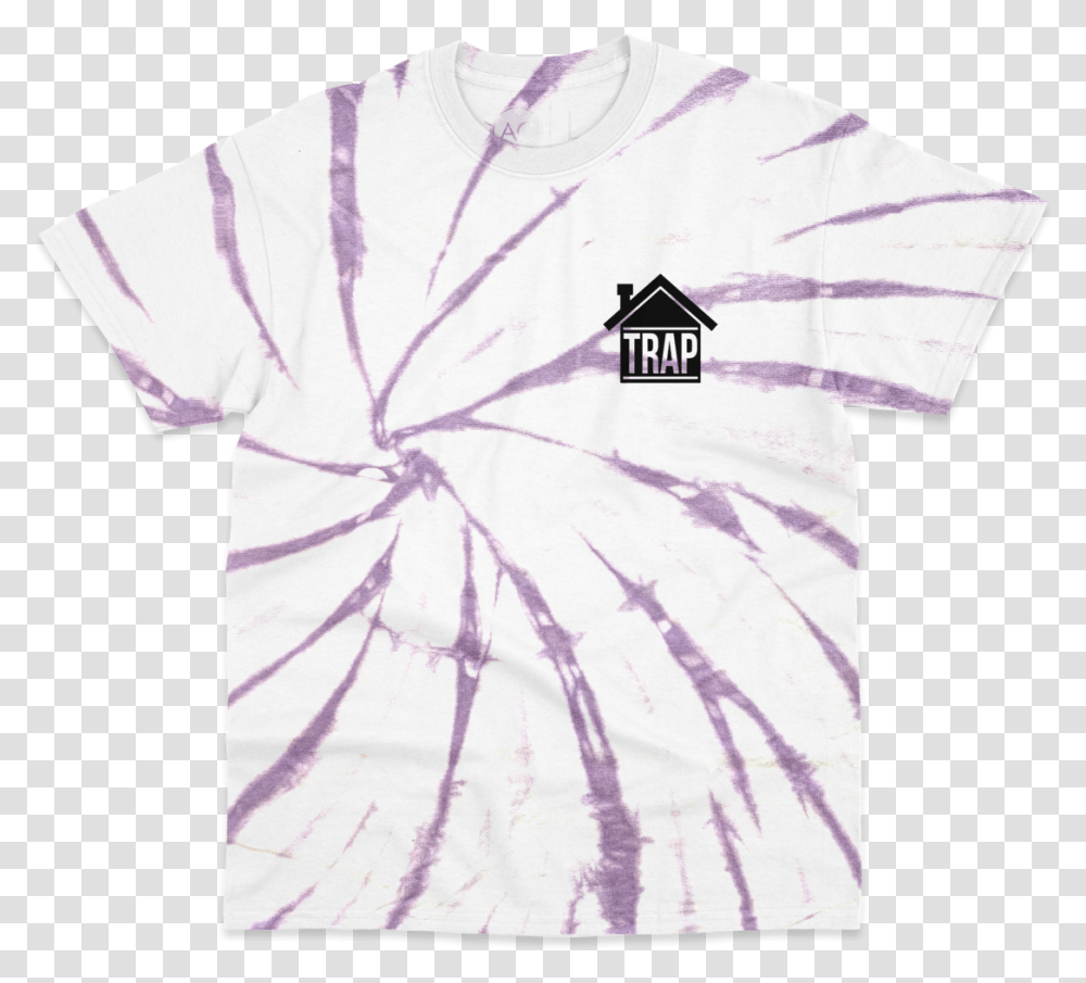 Trap House Tee Shirt Tie Dye Tree, Clothing, Apparel, Sleeve, T-Shirt Transparent Png