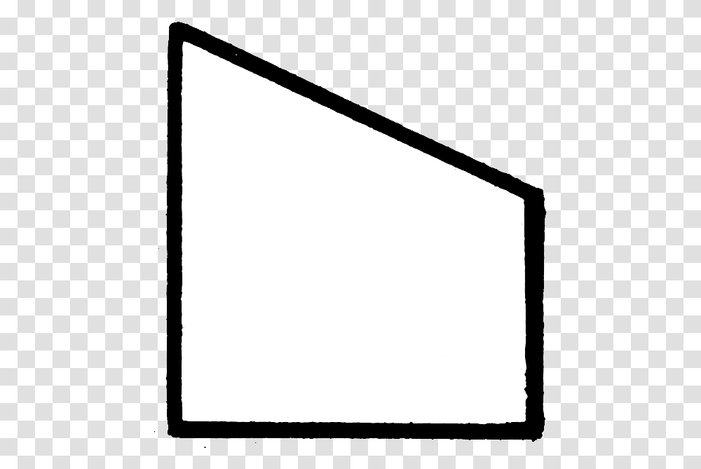 Trapezoid 3 Horizontal, Triangle, Screen, Electronics, Projection Screen Transparent Png