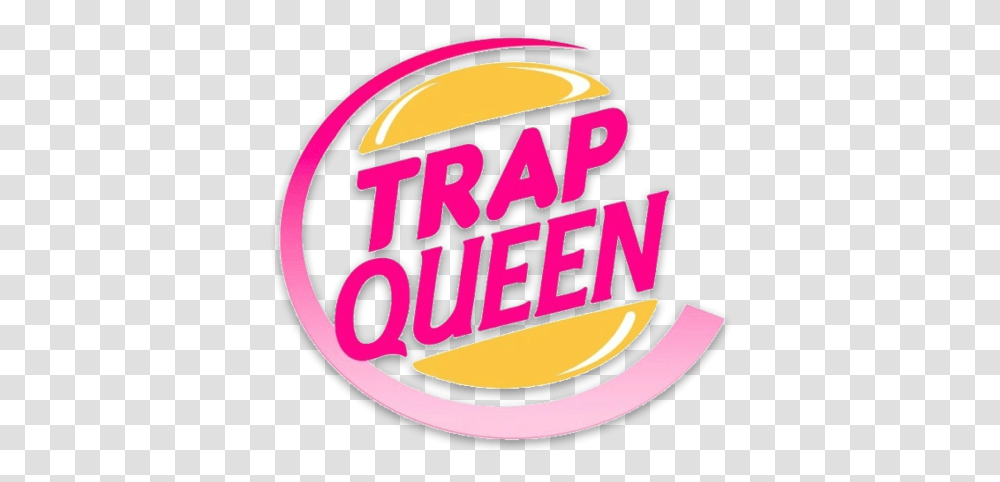 Trapqueen Queen Logo Tumblr Aesthetic Album Trap Imagens, Label, Text, Symbol, Plant Transparent Png