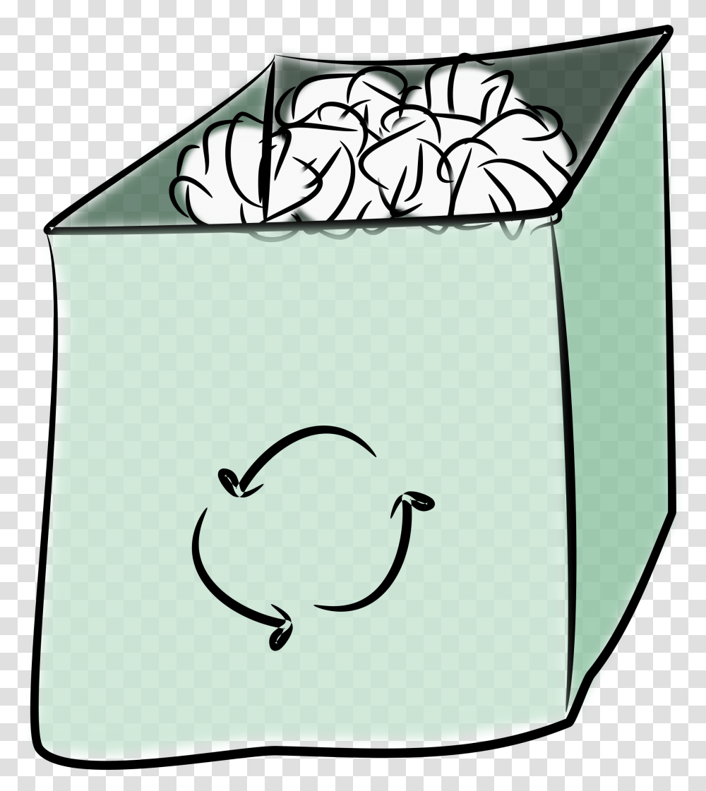 Trash Bin Clip Arts Recycled Paper Cartoon Logo, Gift, Bag, Recycling Symbol, Shopping Bag Transparent Png
