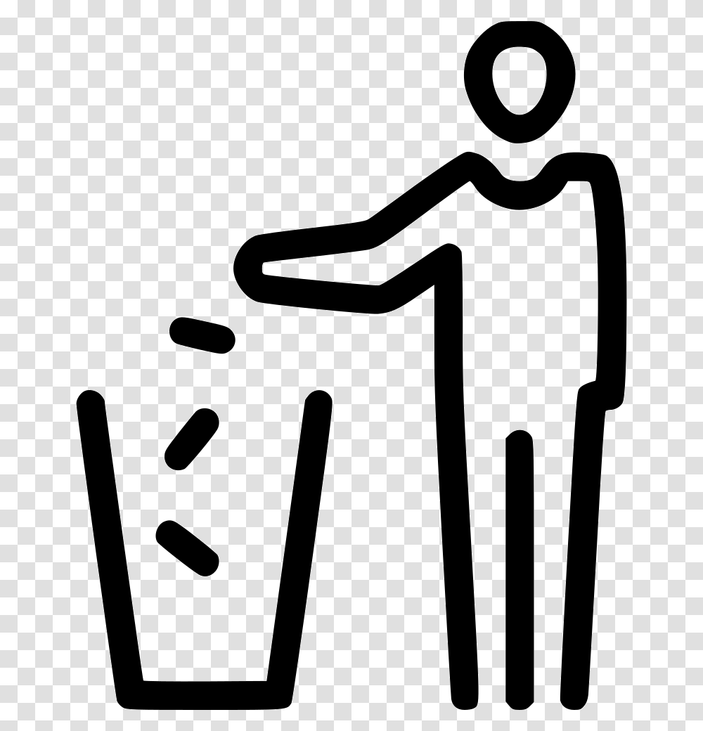 Trash Bin Garbage, Hammer, Tool, Sign Transparent Png