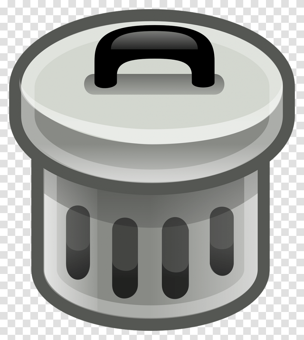 Trash Can Animated Trash Can Gif, Soil, Tin, Bucket, Steamer Transparent Png