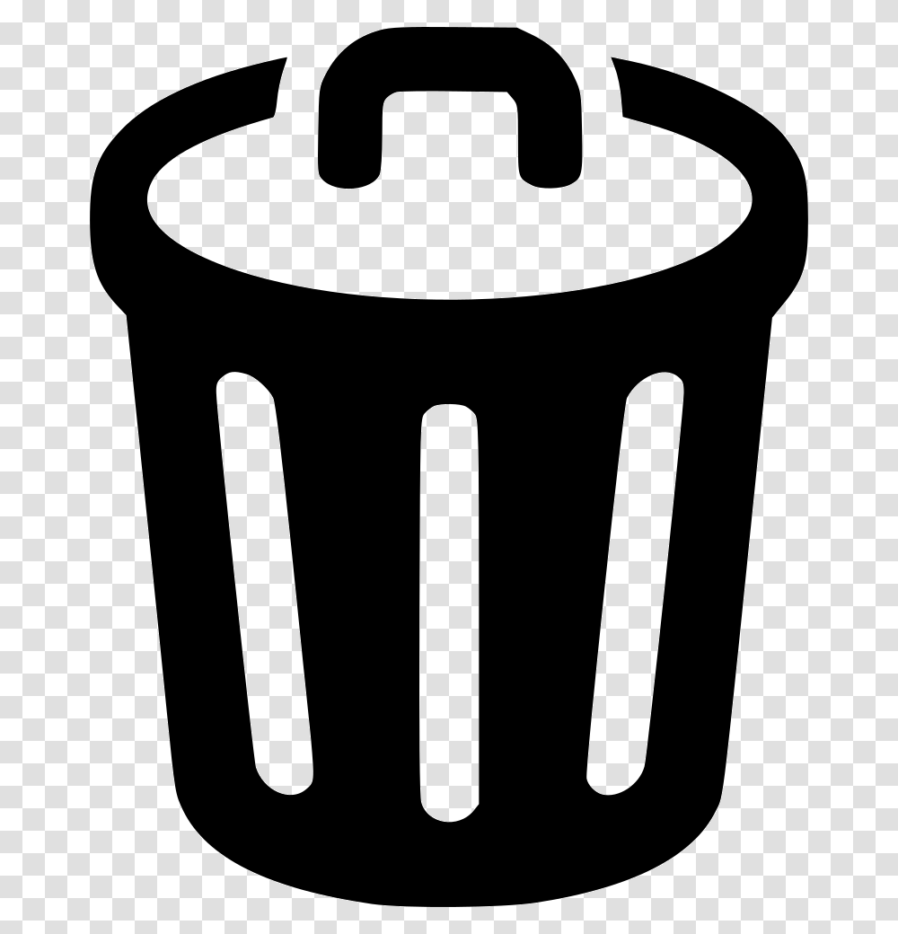 Trash Can Icon Free Download, Appliance, Stencil, Hammer, Tool Transparent Png