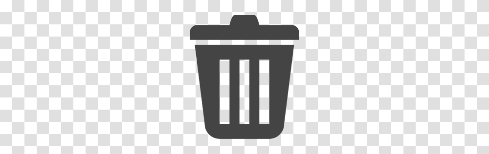 Trash Can Icon Myiconfinder, Bottle, Stencil, Shaker, Cup Transparent Png