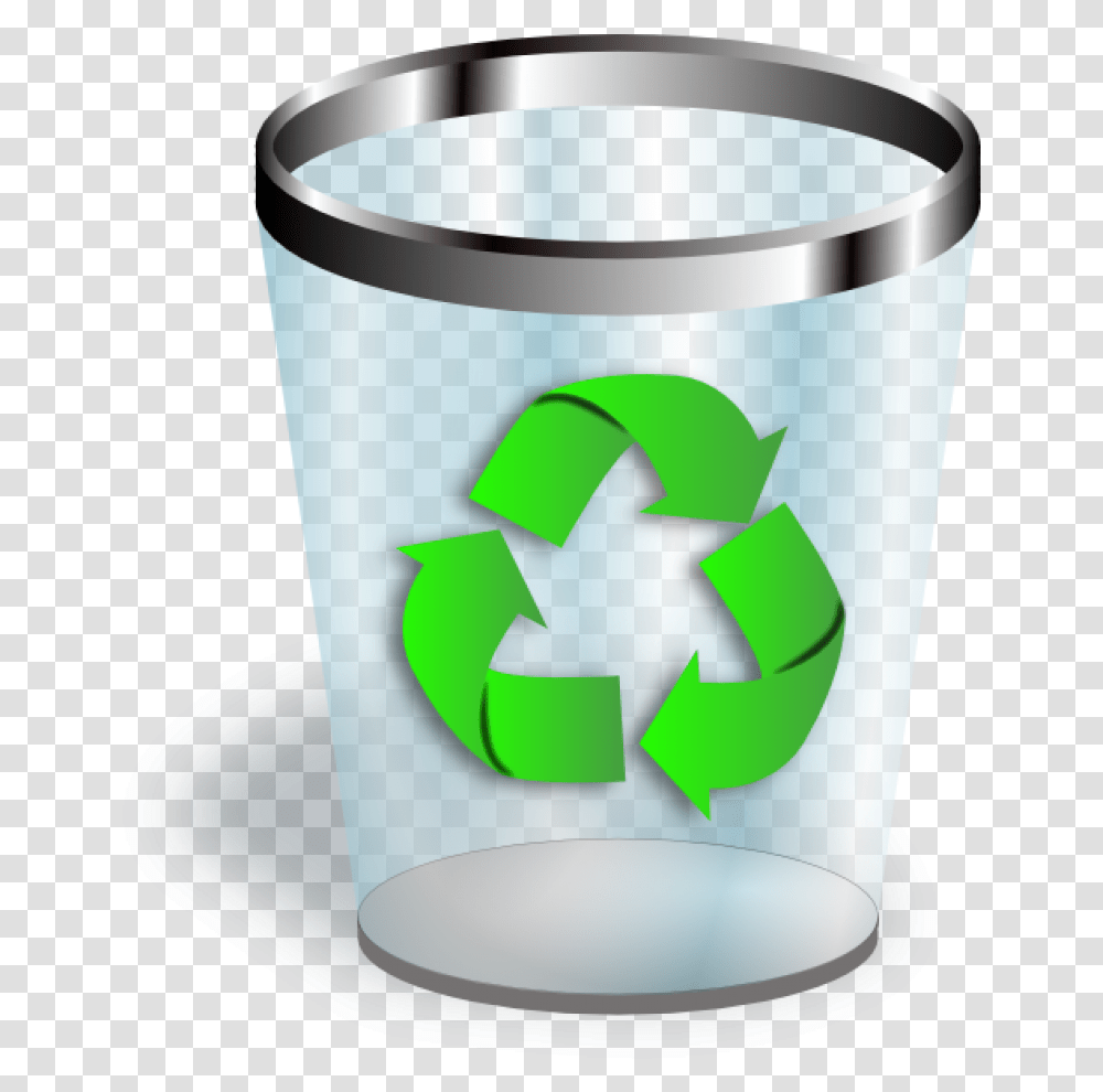 Trash Can Image Recycle Bin Icon, Recycling Symbol, Shaker, Bottle Transparent Png