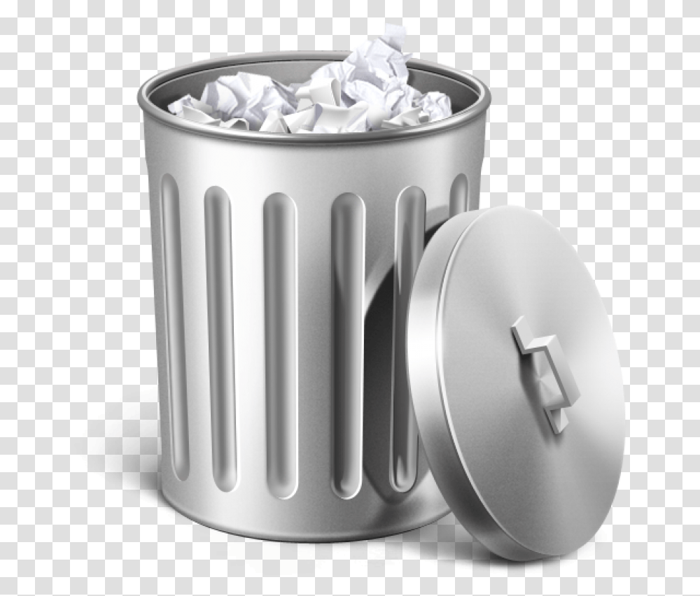 Trash Can Image Trash Can, Tin, Mouse, Hardware, Computer Transparent Png