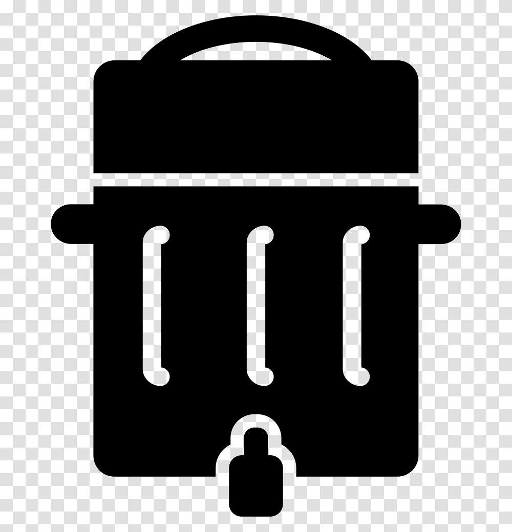 Trash Can, Stencil, Lock, Combination Lock, Label Transparent Png