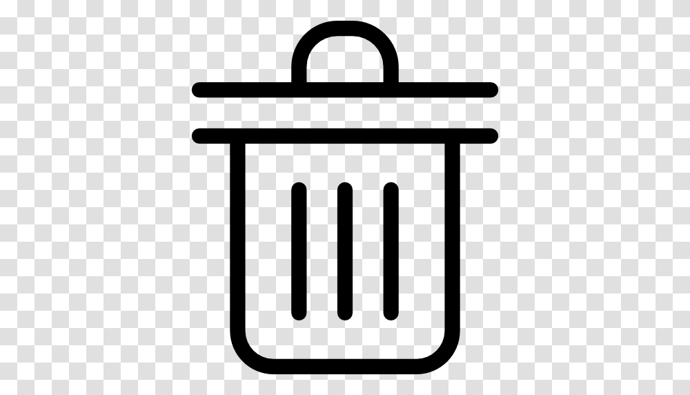 Trash Can, Stencil, Logo Transparent Png