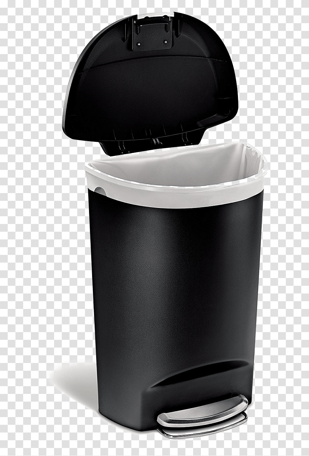 Trash Can With Step Pedal, Bucket, Tin Transparent Png