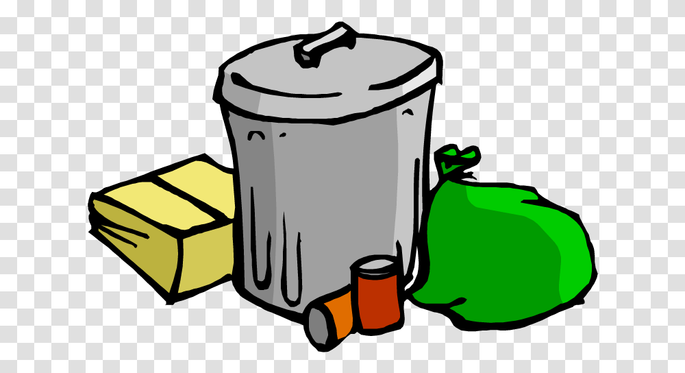 Trash Clipart, Tin, Can, Trash Can Transparent Png