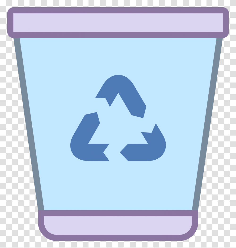 Trash Icon Blue, Recycling Symbol, First Aid Transparent Png