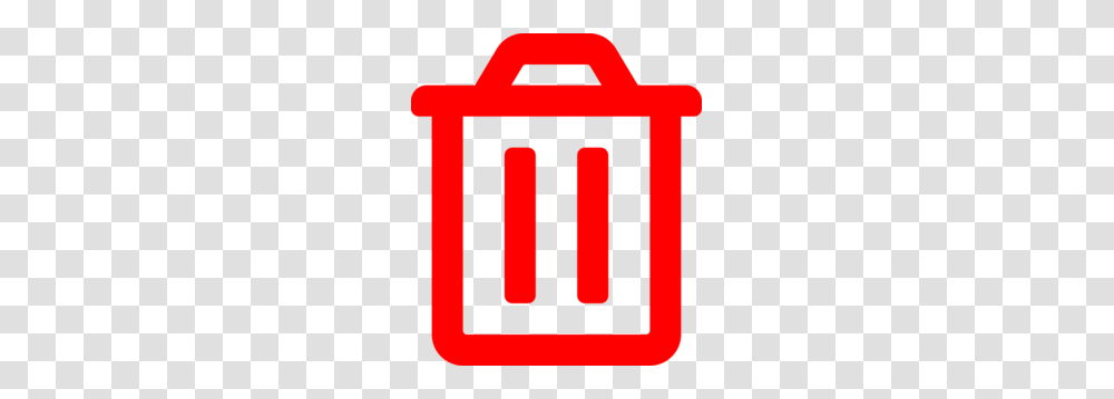 Trash Red Clip Art, Word, Logo, Trademark Transparent Png