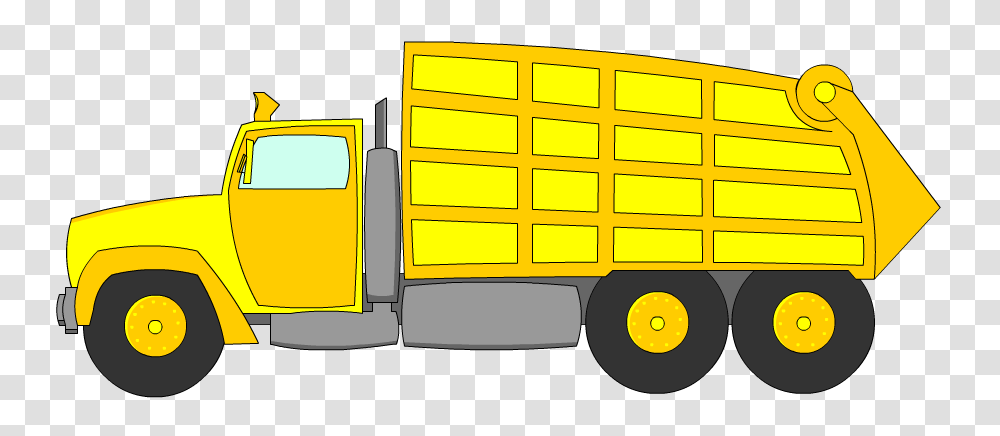 Trash Truck Cliparts, Moving Van, Vehicle, Transportation, Tire Transparent Png