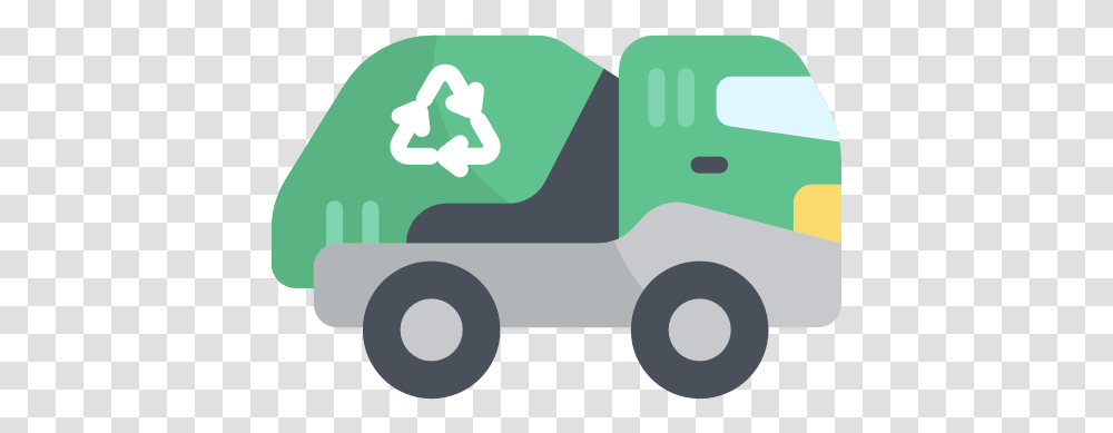 Trash Truck Free Transport Icons Trash Car Icon, Symbol, Recycling Symbol, Transportation, Vehicle Transparent Png