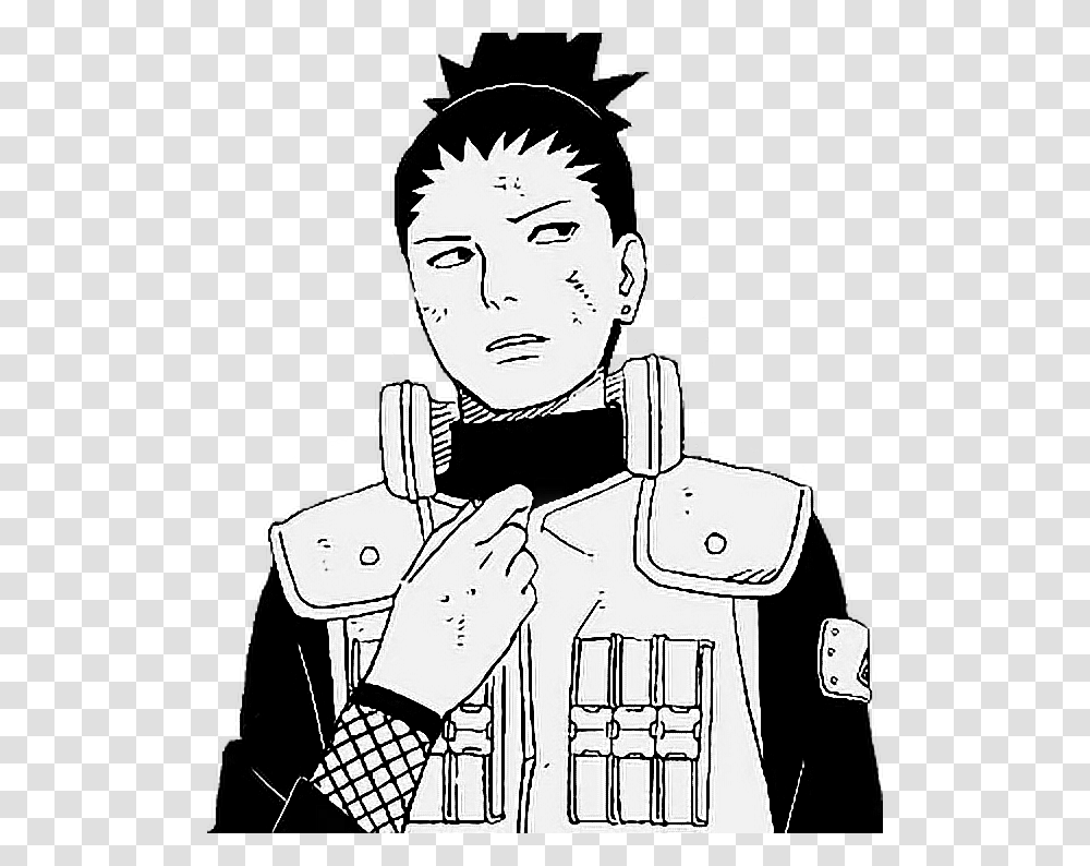 Trash Z Shikamaru Shikamaru Black And White, Person, Human, Electronics Transparent Png