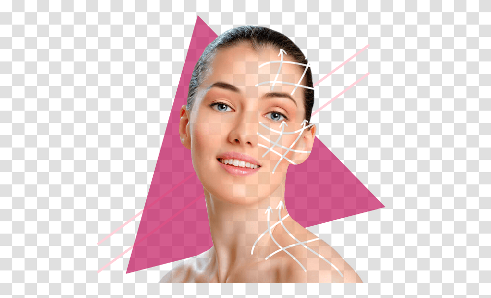 Tratamientos Est Ticos En Non Surgical Face Lift Treatment, Person, Human, Head, Ear Transparent Png