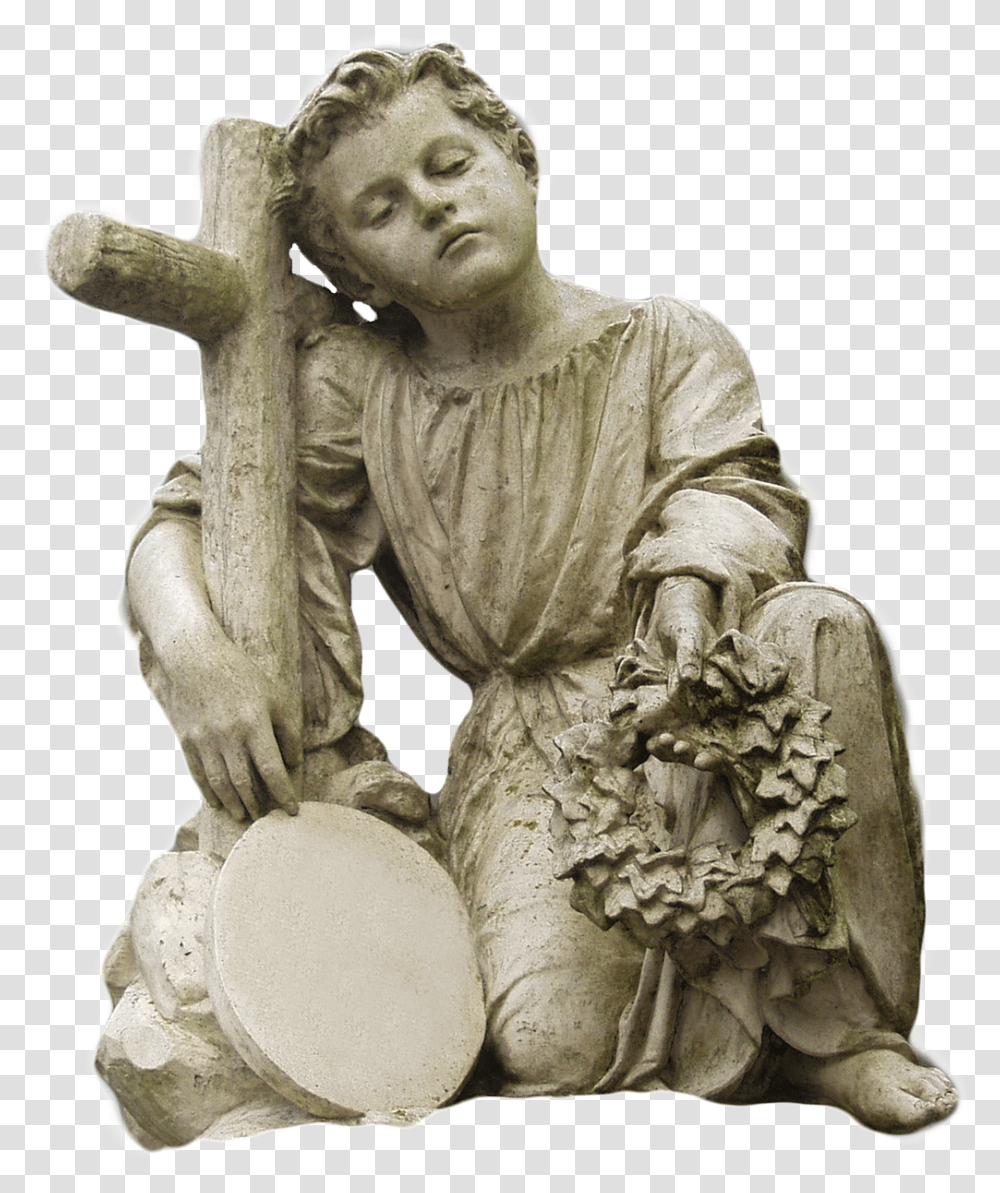 Trauer, Statue, Sculpture, Figurine Transparent Png