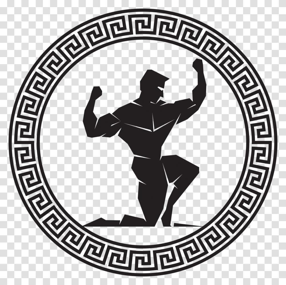 Travaux Hercule Greek Pattern Circle, Person, Human, Logo Transparent Png