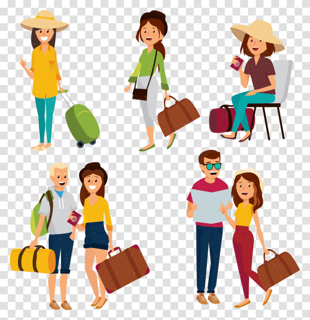 Travel And Tourism Clipart, Person, People, Family Transparent Png