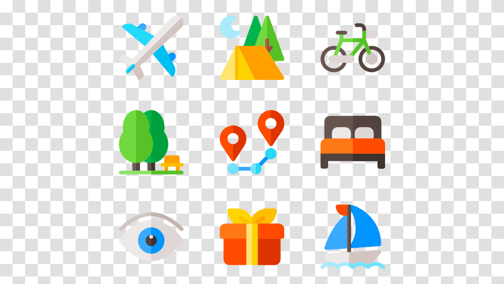 Travel App Guide Icons, Airplane, Aircraft, Vehicle, Transportation Transparent Png