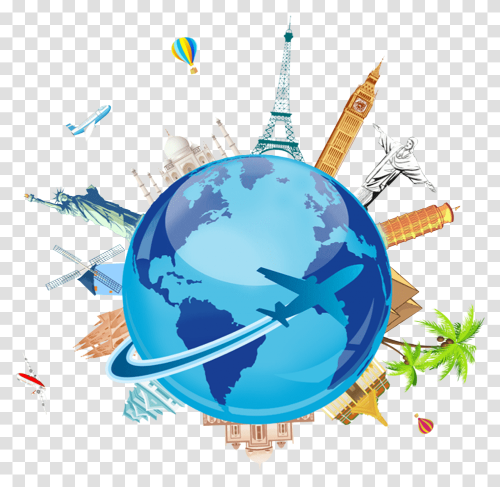 Travel Around The World, Outer Space, Astronomy, Universe, Planet Transparent Png