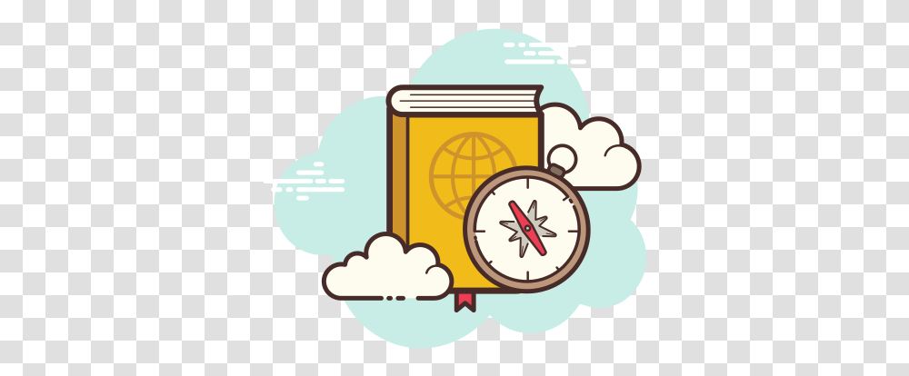 Travel Book Icon Cloud Move Icons8, Compass, Gas Pump, Machine, Alarm Clock Transparent Png