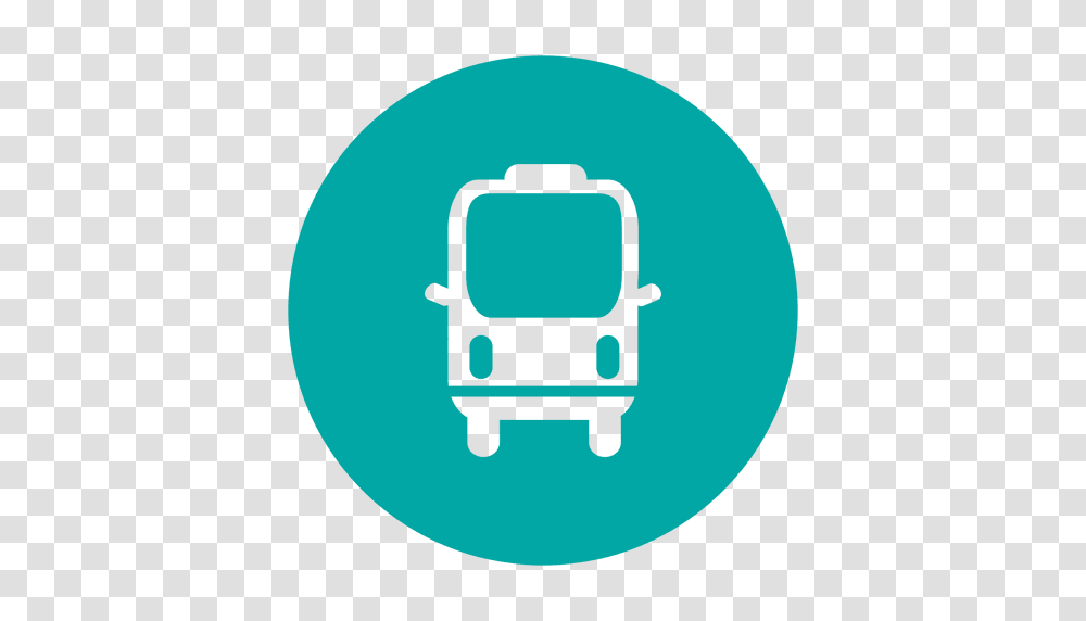 Travel Bus Circle Icon, Chair, Furniture, Light Transparent Png