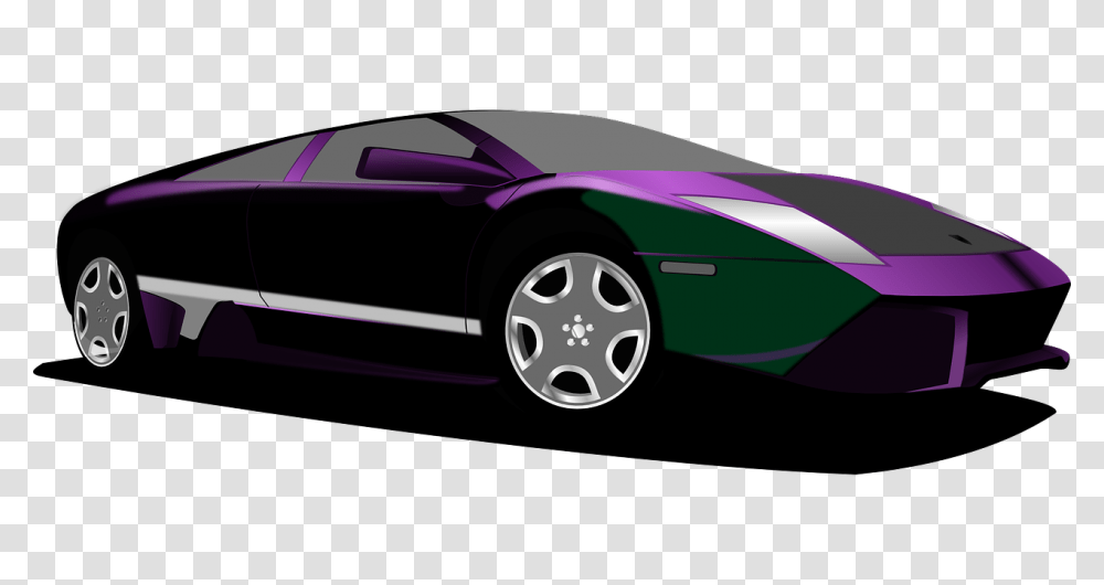 Travel Car Purple Sports Car Black, Vehicle, Transportation, Automobile, Wheel Transparent Png