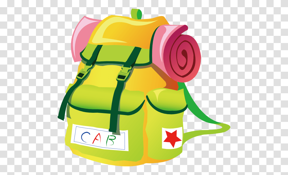 Travel Clip Art Photo, Backpack, Bag, Lifejacket, Vest Transparent Png