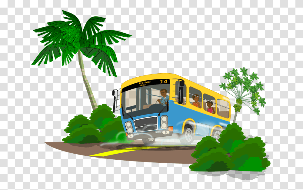 Travel Clipart Bus, Vehicle, Transportation, Person, Human Transparent Png