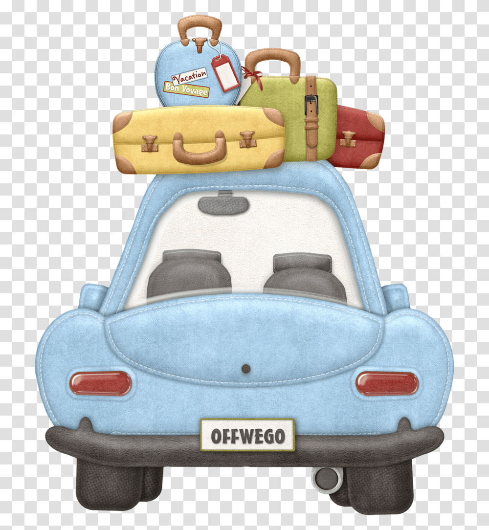 Travel Clipart Car Road Trip Clip Art, Toy, Cushion, Inflatable, Figurine Transparent Png