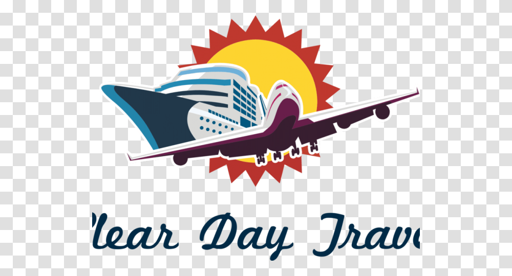 Travel Clipart Day Trip Travel Tour Ticketing Logo, Poster, Advertisement, Metropolis Transparent Png