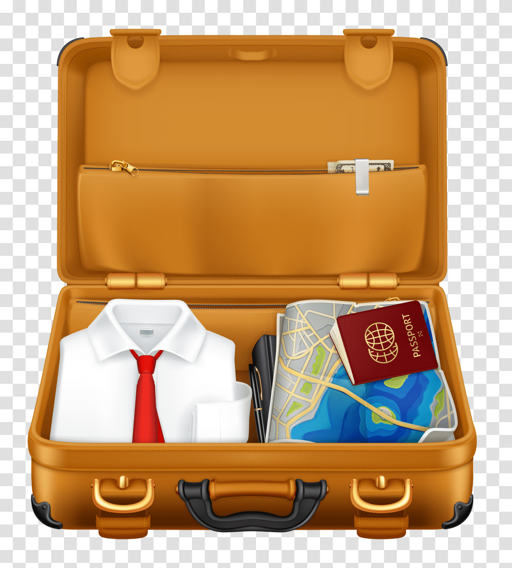 Travel Clipart Holiday Suitcase, Luggage, Apparel, Tie Transparent Png