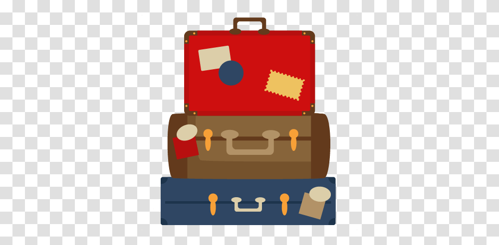 Travel Clipart Stacked, First Aid, Luggage, Suitcase, Treasure Transparent Png