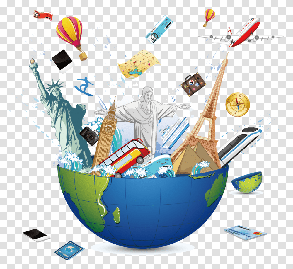 Travel Euclidean Vector Royalty Free Clip Art Travel And Tourism Design, Outer Space, Astronomy, Boat, Vehicle Transparent Png
