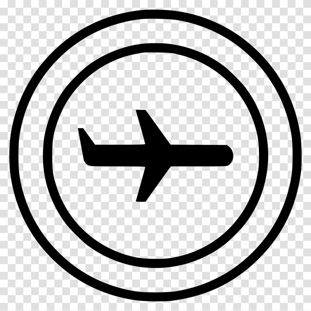 Travel Expense Money Airline Airplane Air Circle, Sign, Aircraft, Vehicle Transparent Png