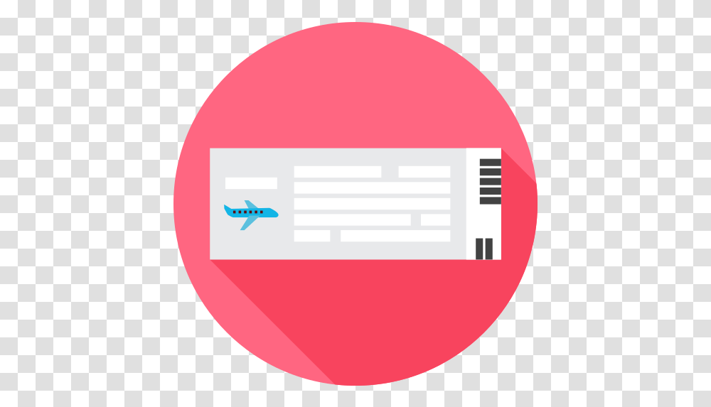 Travel Holidays Boarding Pass Free Icon Of Summer Flat Boarding Pass Icon Circle, Label, Text, Outdoors, Balloon Transparent Png