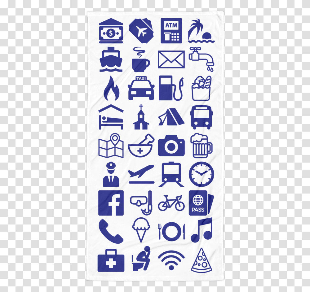 Travel Icon, Alphabet, Number Transparent Png