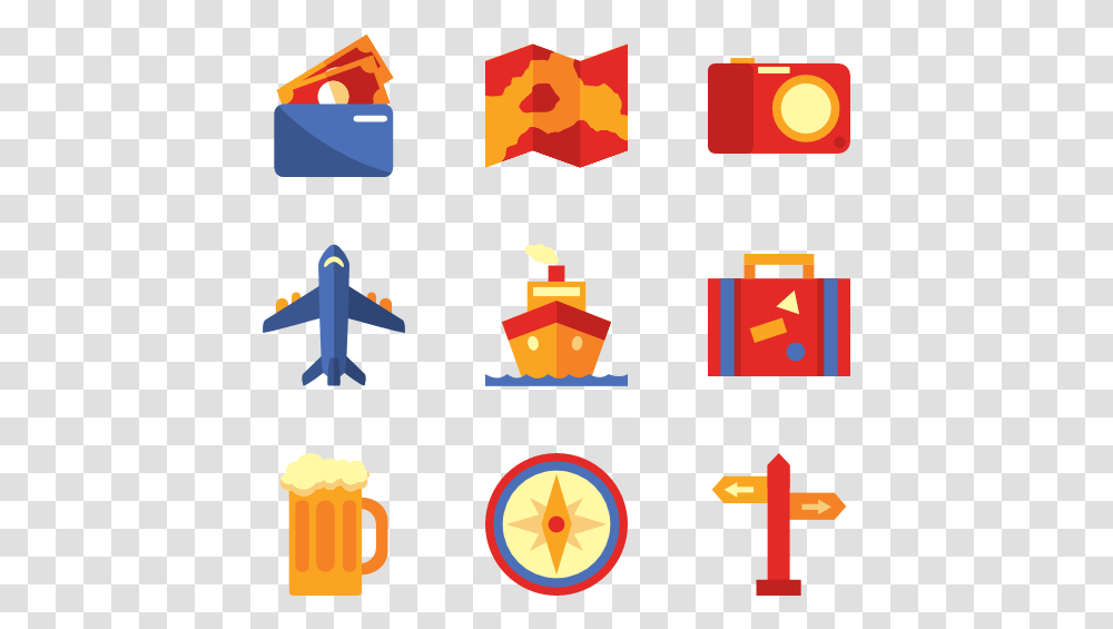 Travel Icon Set, Cross, Crown Transparent Png