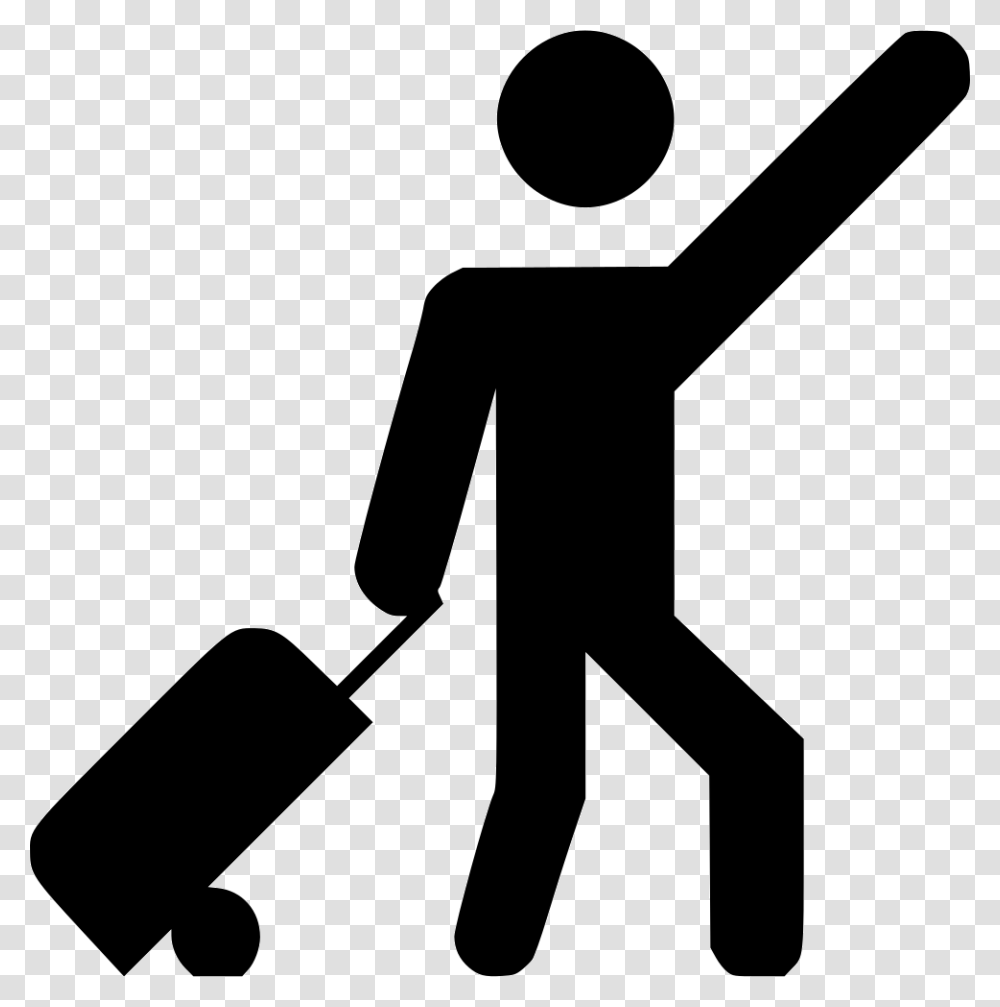 Travel Icon Travel People Icon, Person, Human, Stencil, Silhouette Transparent Png