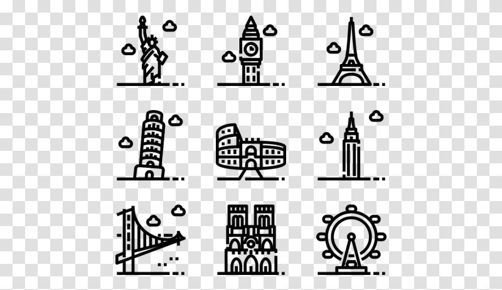 Travel Icons Travel Iconos Vector, Gray, World Of Warcraft Transparent Png
