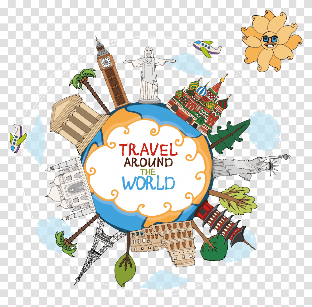 Travel Landmark Clip Art World Travel, Logo Transparent Png