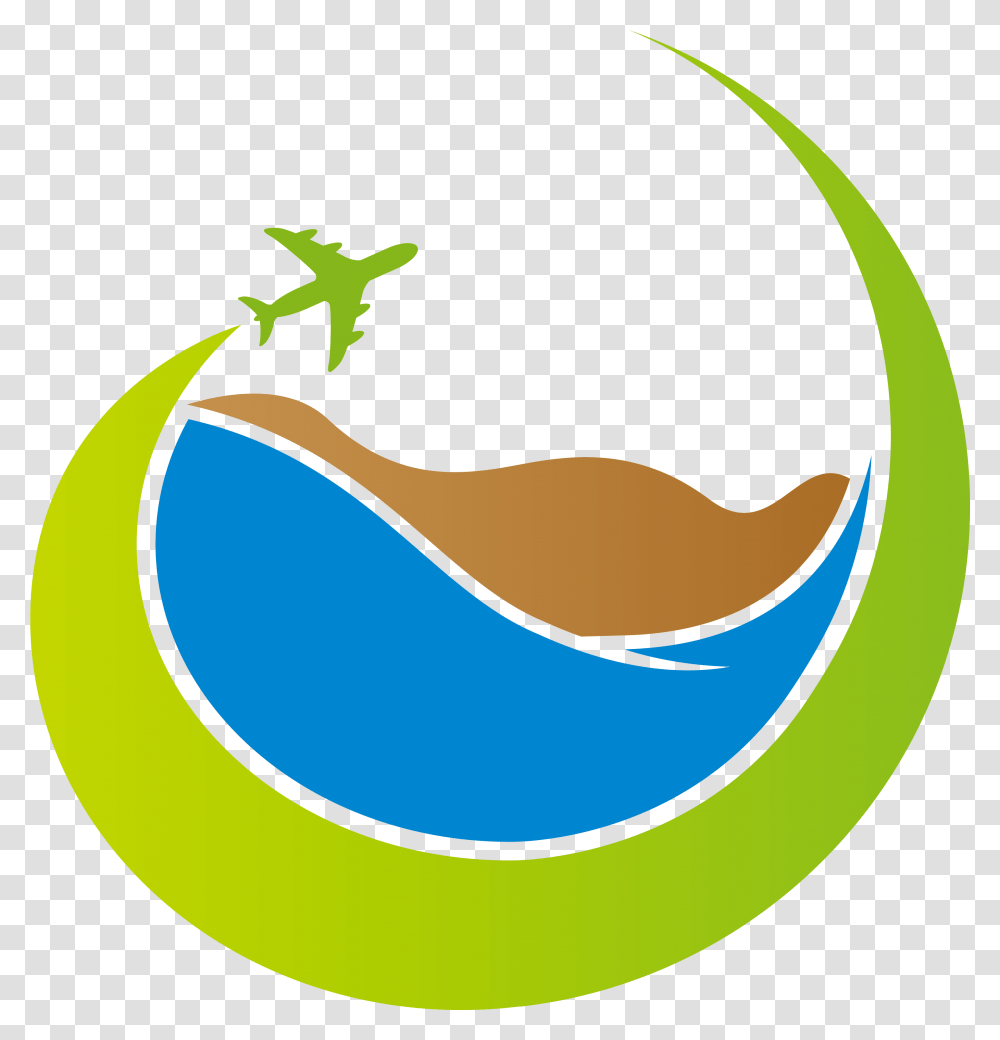 Travel Logo Free Logo Travel Free, Plant, Banana, Food, Symbol Transparent Png