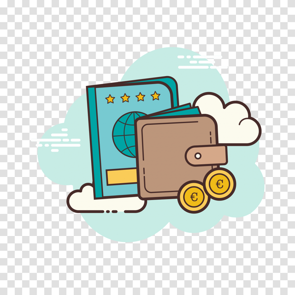 Travel Money Icon, Drawing Transparent Png