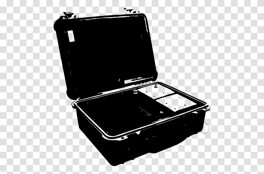 Travel Open Suitcase, Electronics, Briefcase, Bag, Machine Transparent Png