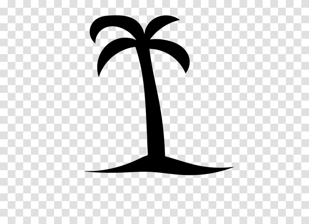 Travel Silhouette Palm Tree Beach Palm Tree, Gray, World Of Warcraft Transparent Png