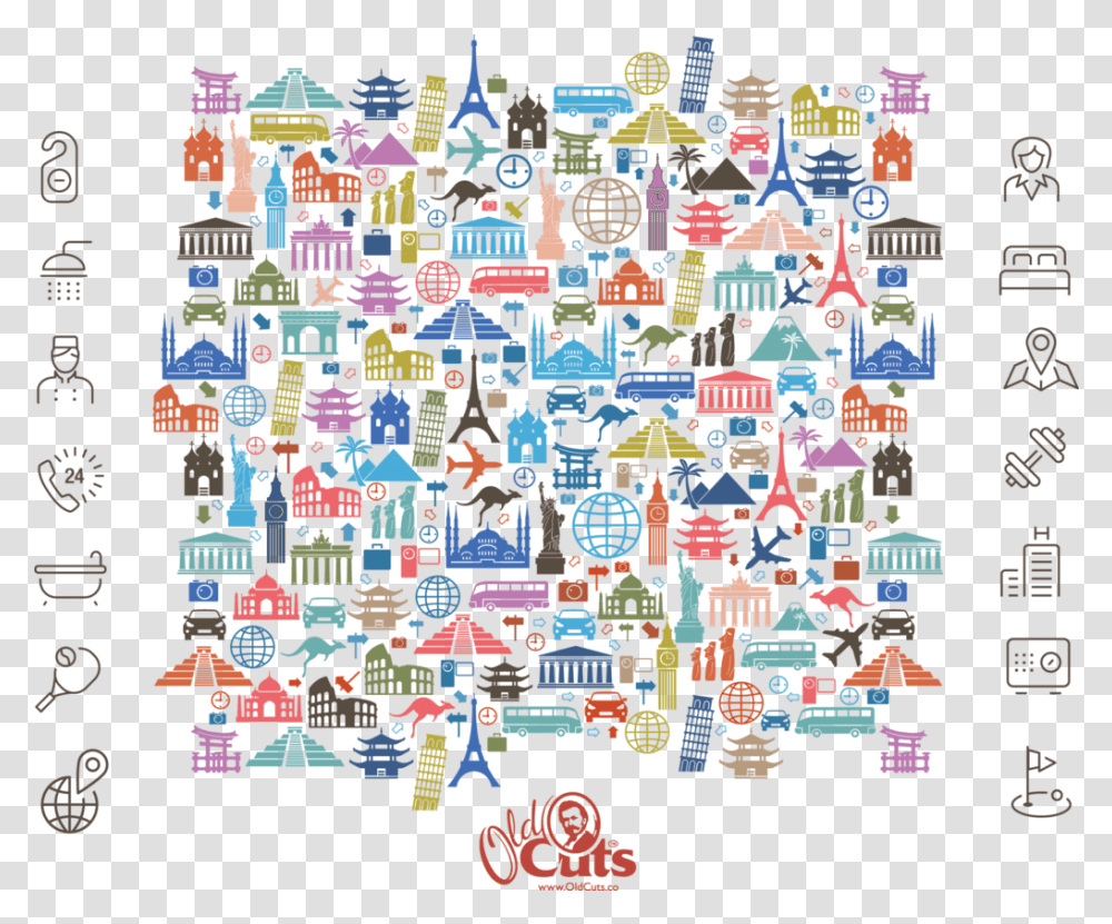 Travel Themed Wallpaper For Walls Travel Background, Label, Text, Sticker, Advertisement Transparent Png