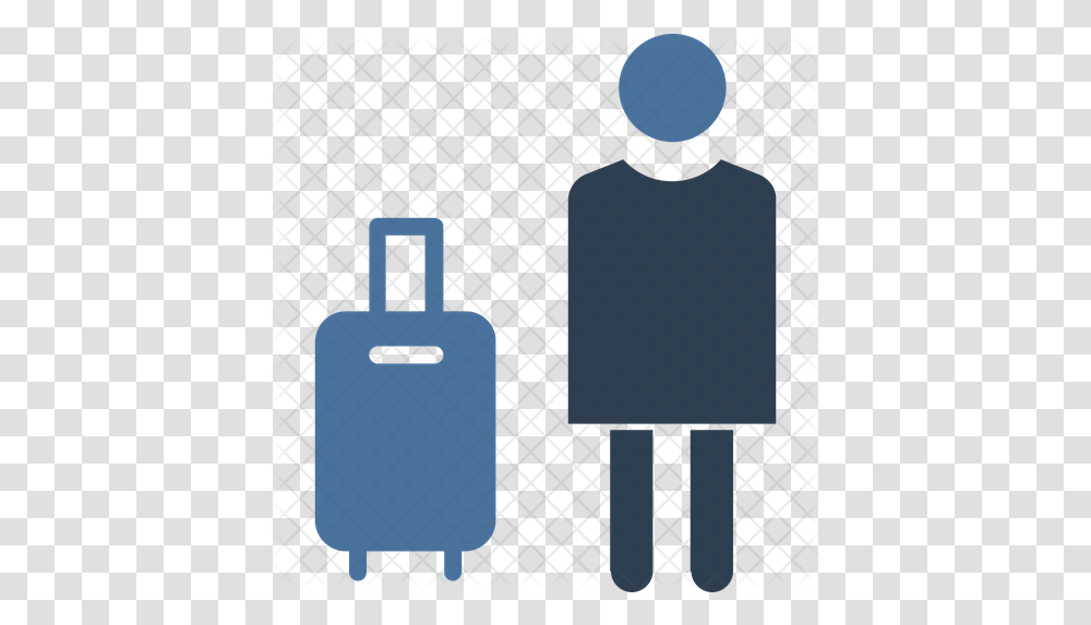 Traveler Icon Sign, Luggage, Suitcase Transparent Png
