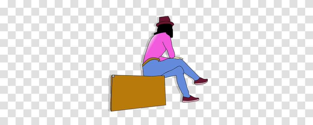 Traveling Transport, Sitting, Person, Human Transparent Png